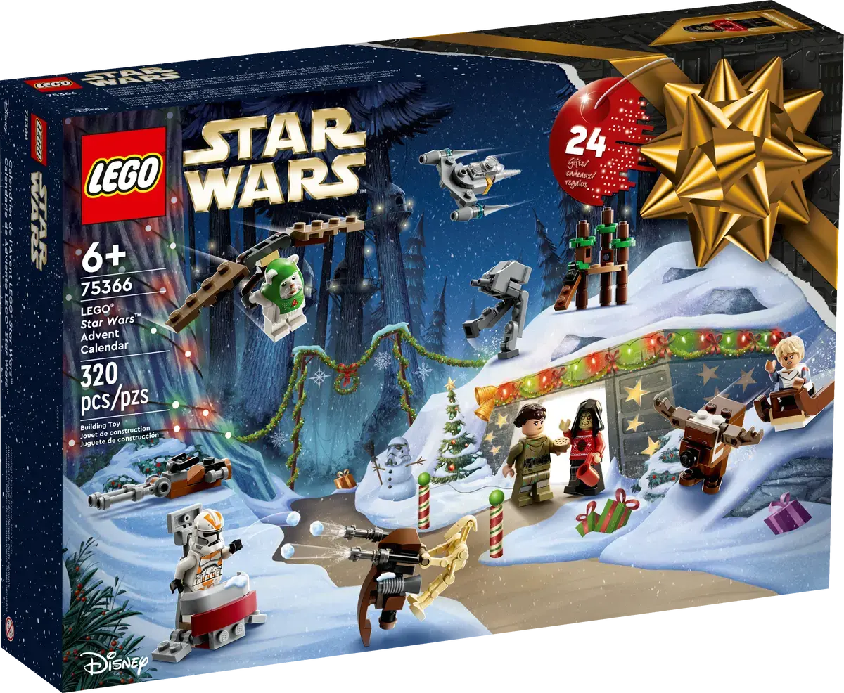 Lego Star Wars (2023 Christmas Holiday) Advent Calendar - 24 Building Toys (75366) Low Stock 1
