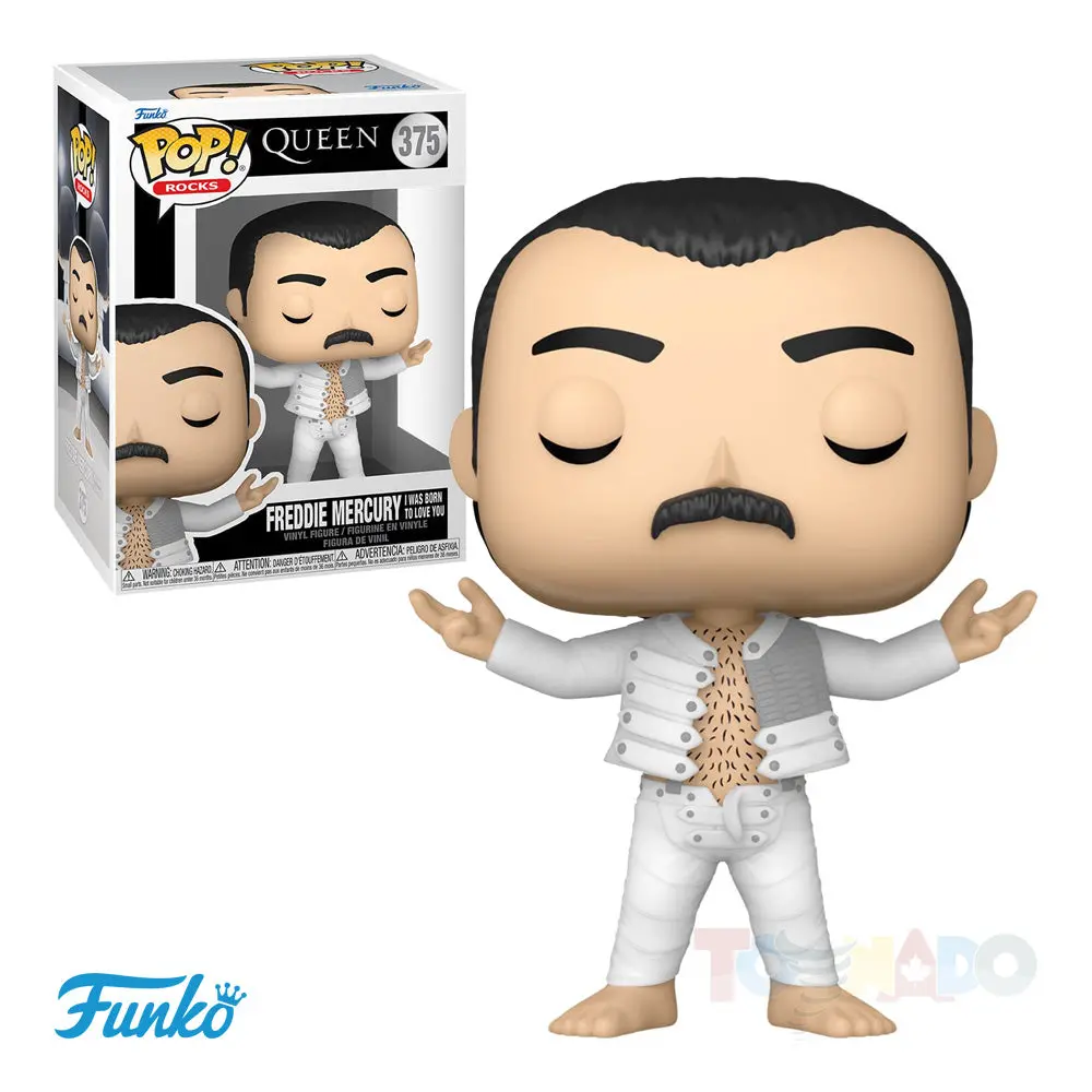 Funko Pop! Rocks #375 - Queen - Freddie Mercury (I Was Born To Love You) Vinyl Figure (75375) 1