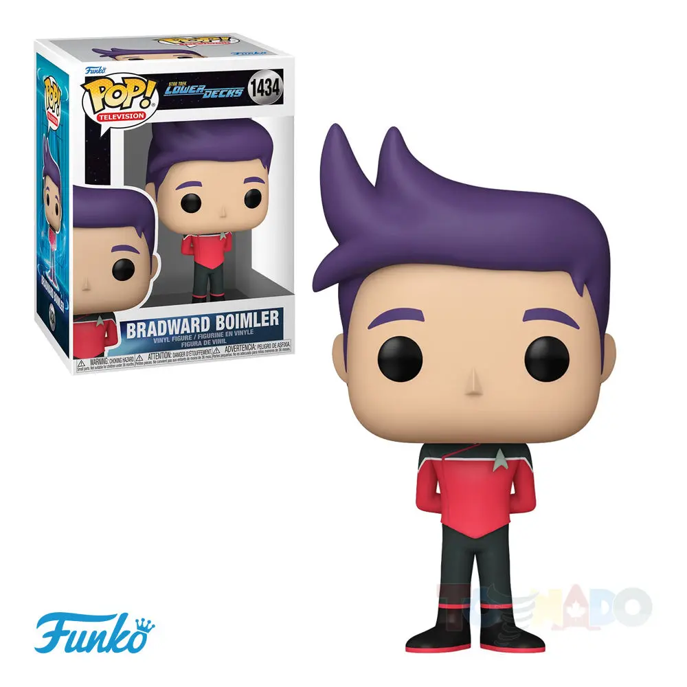 Funko Pop! Television #1434 - Star Trek: Lower Decks - Bradward Boimler Vinyl Figure (75843) 1