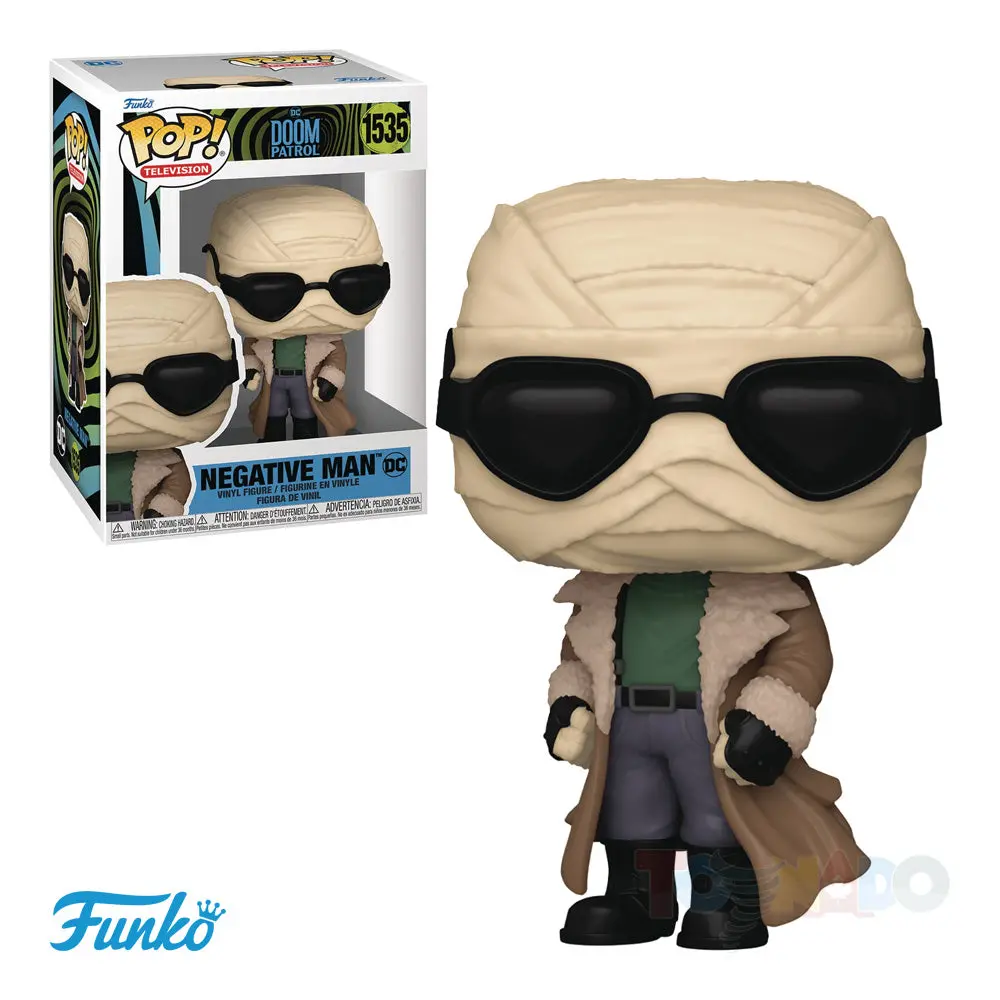 Funko Pop! Television #1535 - Dc Comics - Negative Man (Larry Trainor) Vinyl Figure (75895) 1
