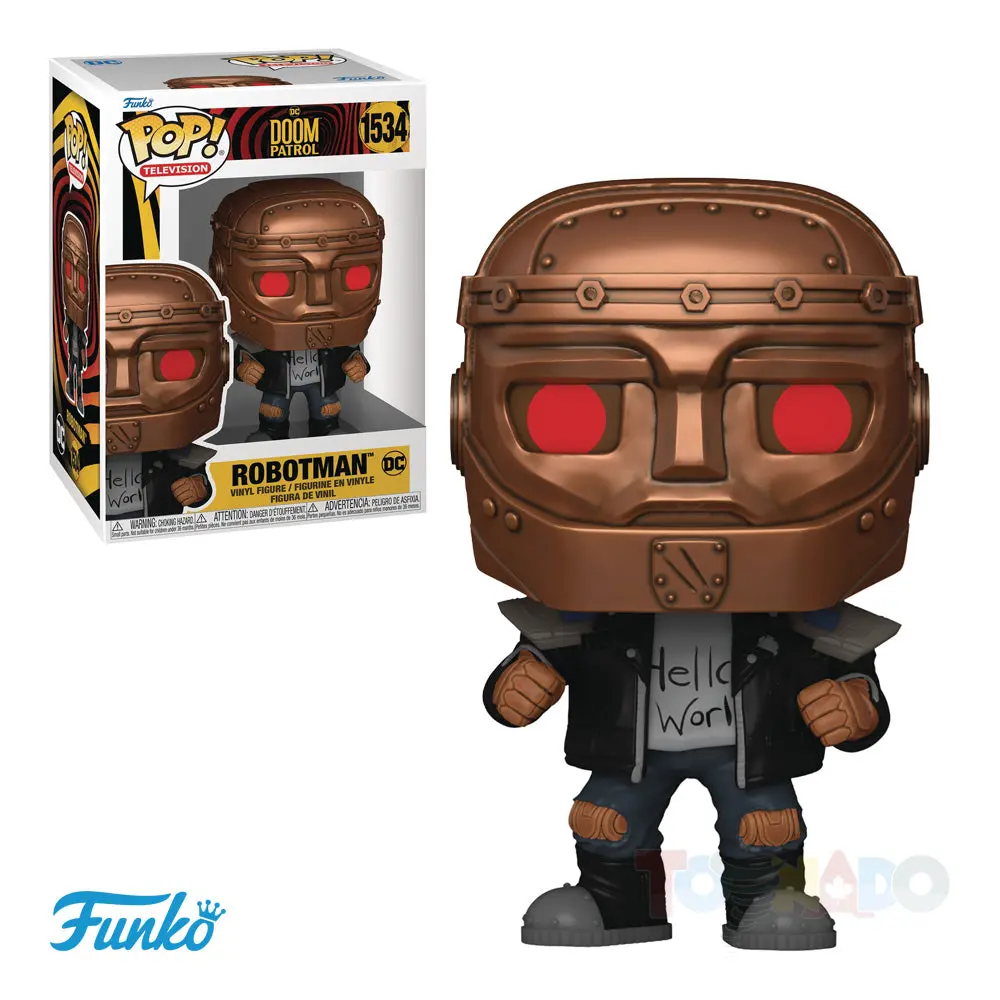 Funko Pop! Television #1534 - Dc Comics - Robotman Vinyl Figure (75896) 1