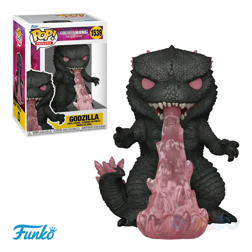 Funko Pop! Movies #1539 - Godzilla X Kong: The New Empire - Godzilla (Heat-Ray) Vinyl Figure 75926 1