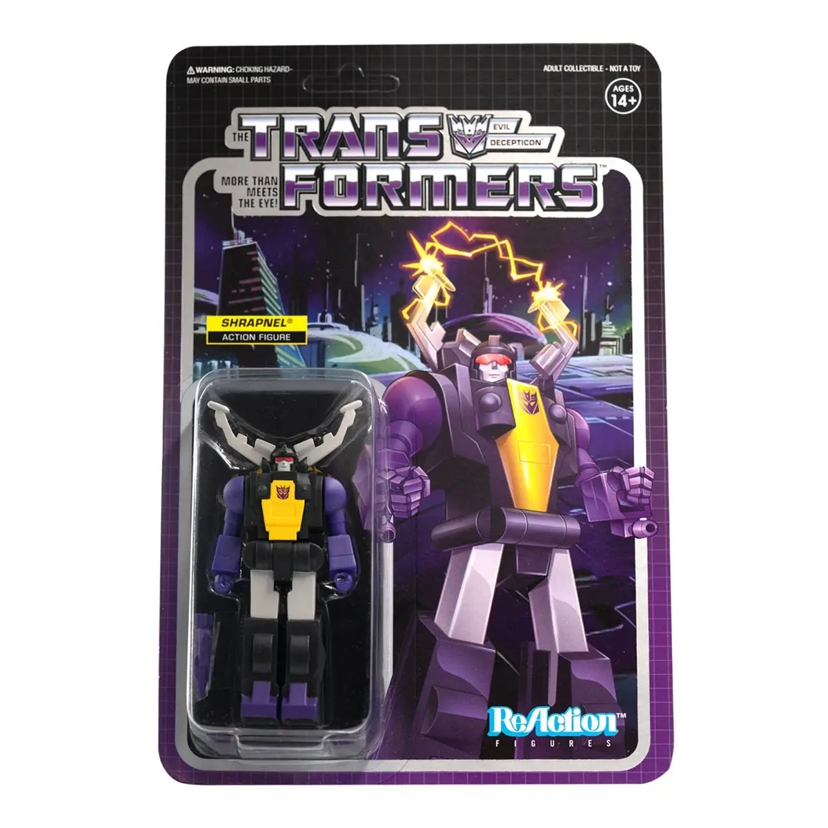 Super7 Reaction Figures - Transformers - Wave 2 - Shrapnel Action Figure (80682) Low Stock 1