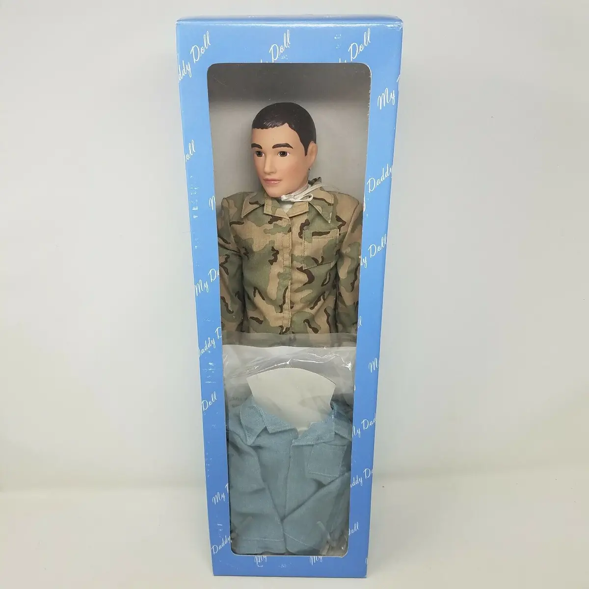 My Daddy Doll Fatigues Outfits 17" Brown Crewcut Modest Military Man Sounds 1