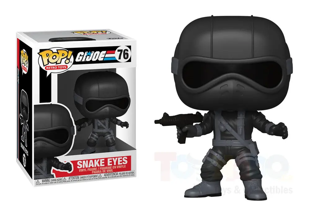 Funko Pop! Retro Toys #76 - G.I. Joe - Snake Eyes Vinyl Figure 1