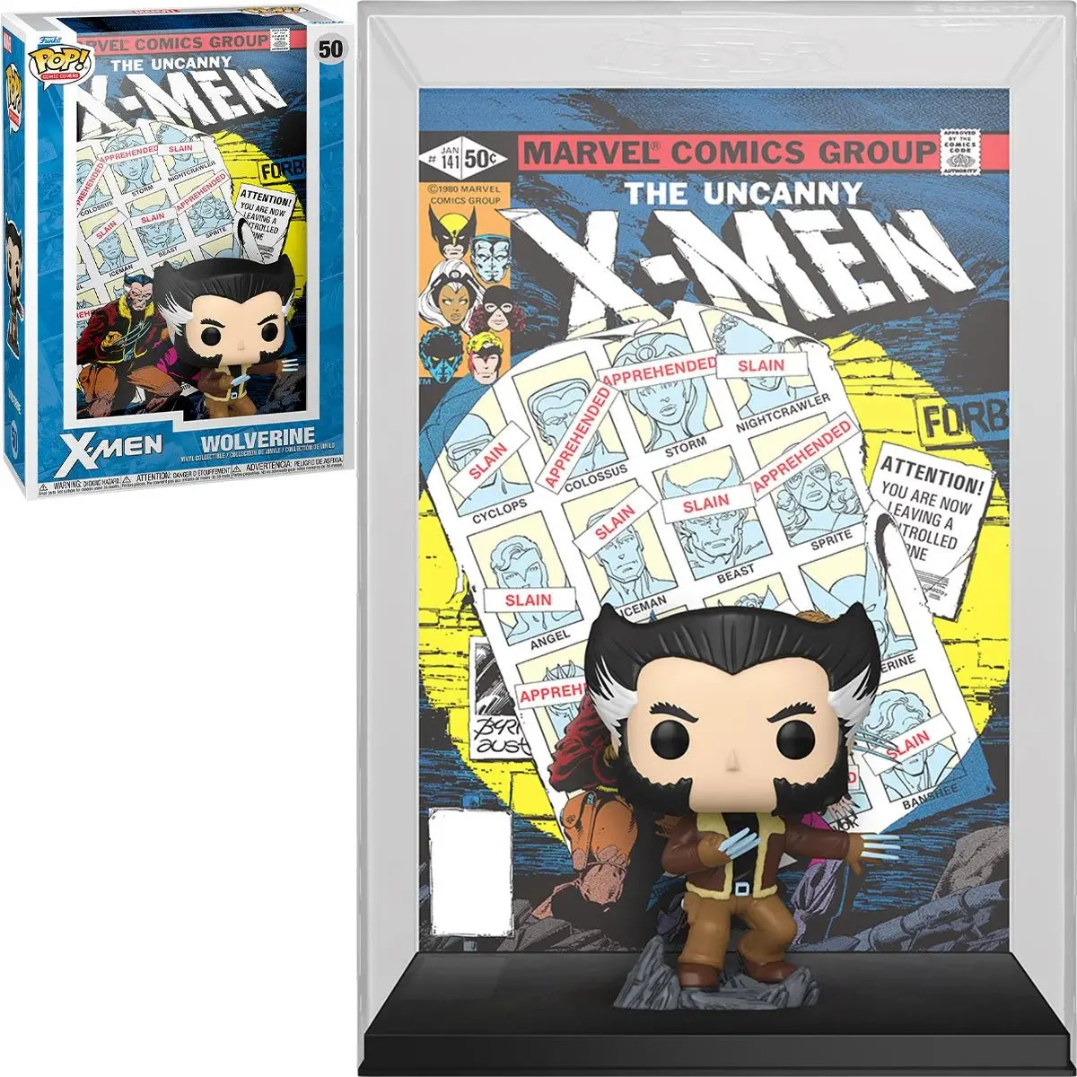 Funko Pop! Comic Covers #50 - X-Men: Days Of Future Past (1981) Wolverine (76082) Low Stock 1
