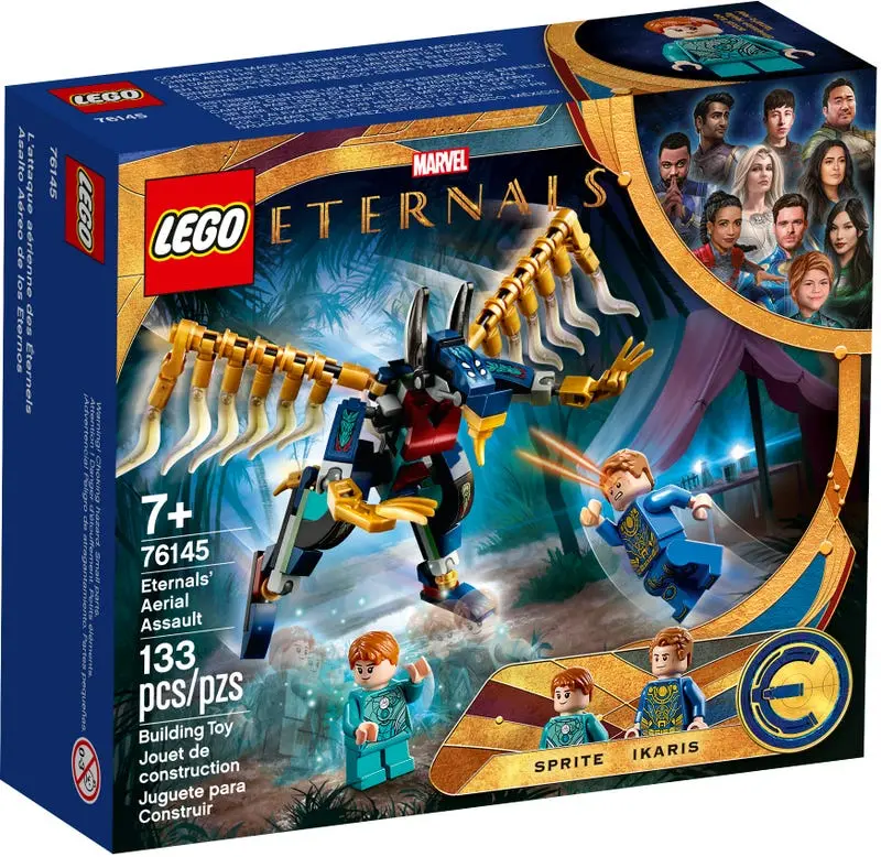 Lego Marvel Studios - The Eternals - Eternals Aerial Assault (76145) Building Toy Low Stock 1