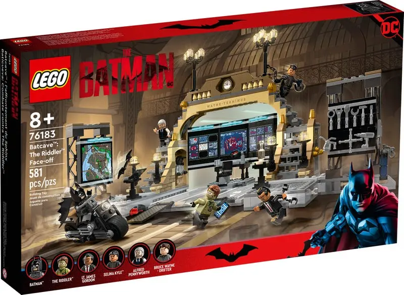 Lego The Batman (2022) Batcave: The Riddler Face-Off (76183) Building Toy Low Stock 1