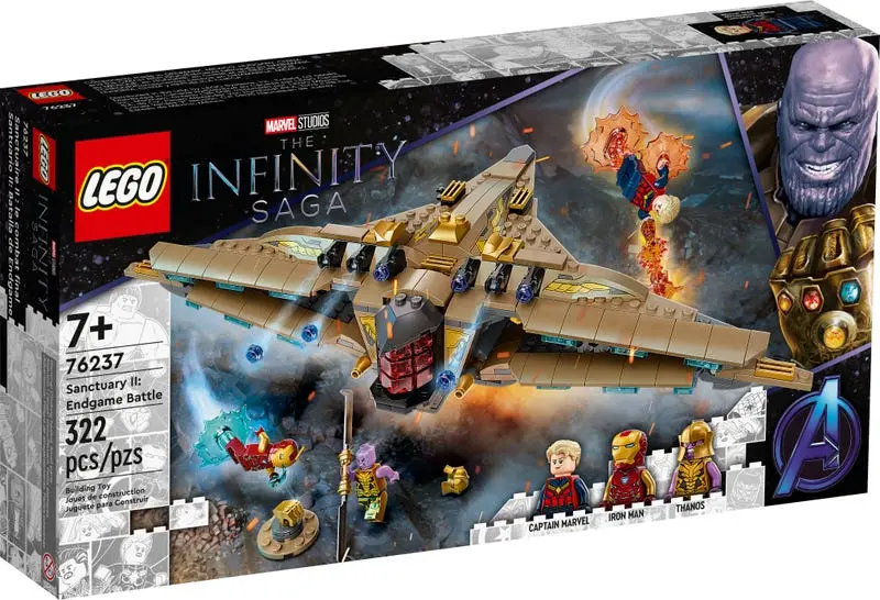 Lego Marvel Studios - The Infinity Saga - Sanctuary Ii: Endgame Battle (76237) Building Toy Low Stock 1