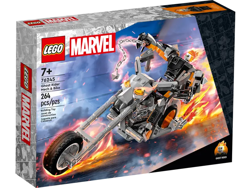 Lego Marvel - Ghost Rider Mech & Bike (76245) Building Toy 1