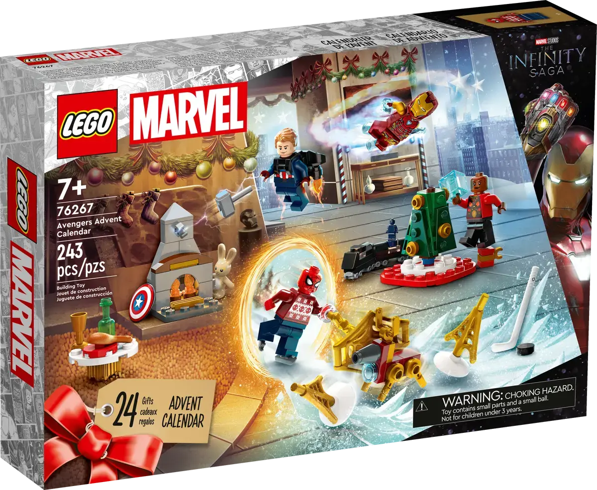 Lego Marvel (2023 Christmas Holiday) Avengers Advent Calendar - 24 Building Toys (76267) Last One! 1
