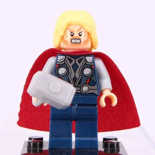 Marvel Avengers - Thor (Clenched Teeth & Determined Expressions) Custom Minifigure 1