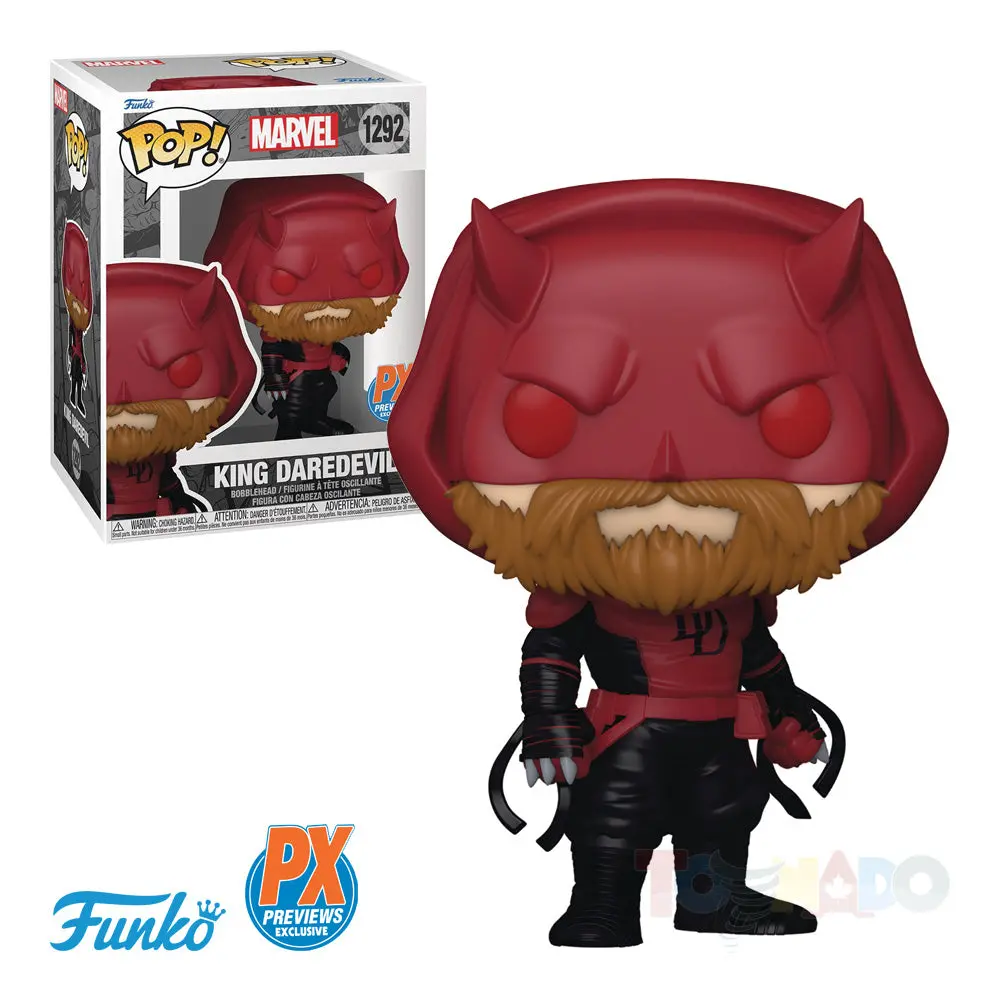 Funko Pop! Marvel #1292 - King Daredevil Px Previews Exclusive Vinyl Figure (76522) 1
