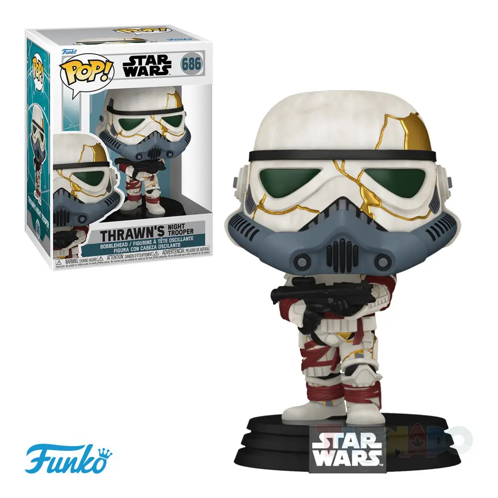 Funko Pop! Star Wars #686 - Ashoka - Thrawn'S Night Trooper Vinyl Figure (76542) Low Stock 1