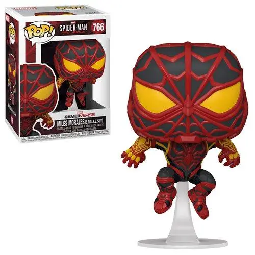 Funko Pop! Marvel #766 - Gamerverse - Spider-Man Miles Morales (S.T.R.I.K.E. Suit) Vinyl Figure Low Stock 1