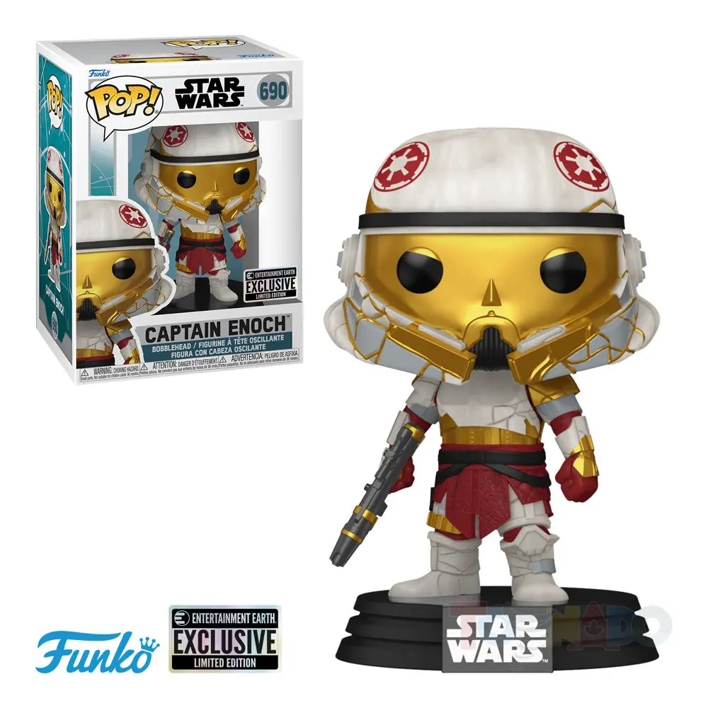 Funko Pop! Star Wars #690 - Star Wars: Ahsoka - Captain Enoch Vinyl Figure (76678) 1