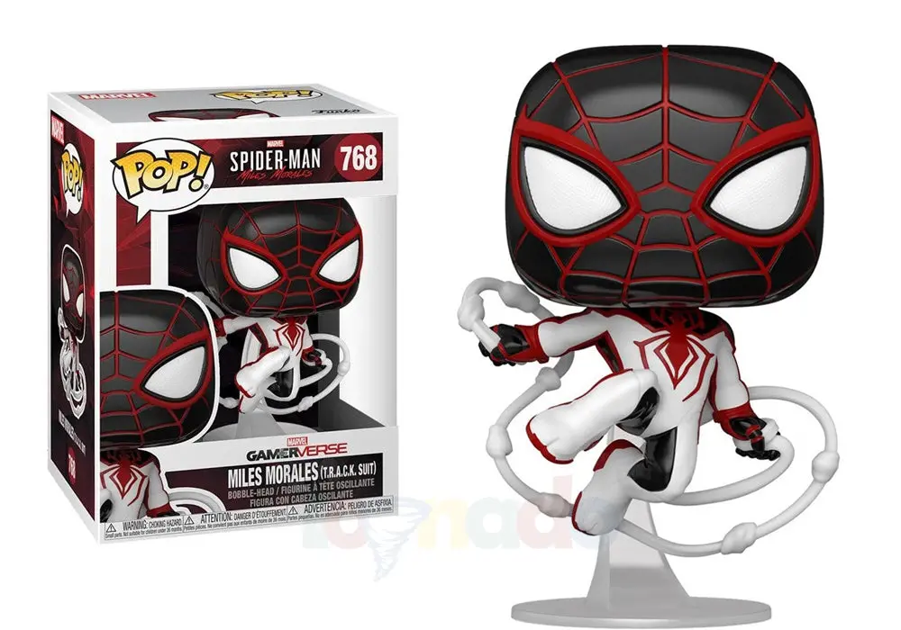 Funko Pop! Games 768 Spider-Man (Miles Morales) Miles Morales (T.R.A.C.K. Suit) Vinyl Figure (50153) Low Stock 1