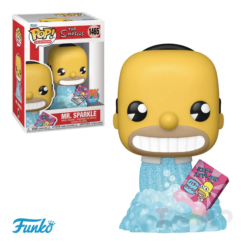 Funko Pop! Television #1465 - The Simpsons - Mr. Sparkle (Px Previews Exclusive) Vinyl Figure (76818) 1
