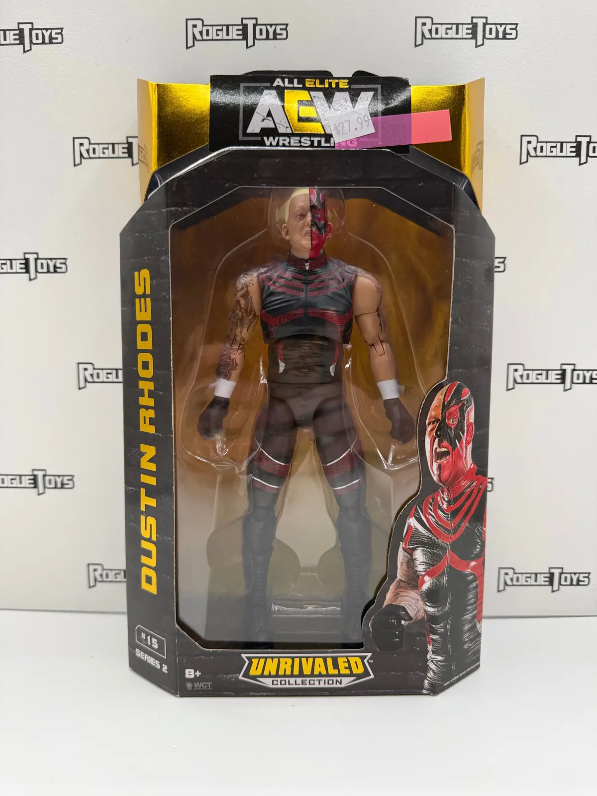 Jazwares Aew Unrivaled Collection Series 2 #15 Dustin Rhodes 1