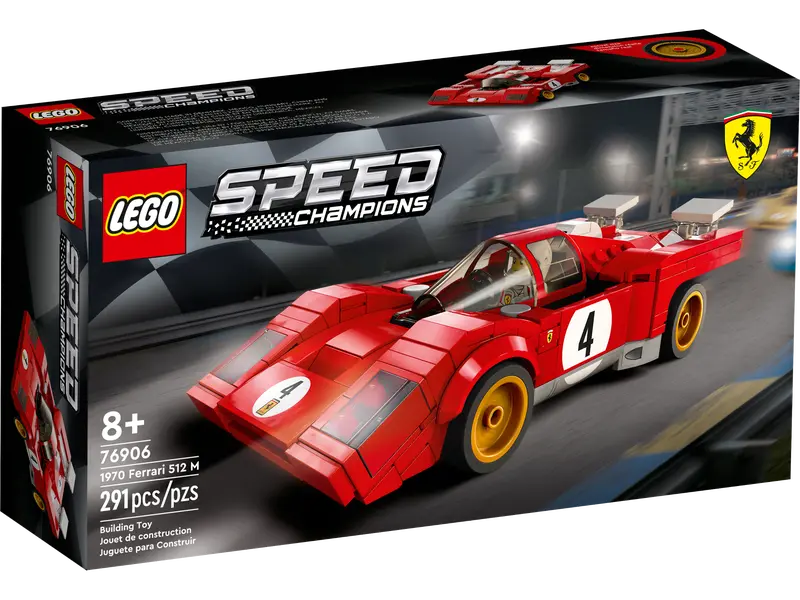 Lego Speed Champions - 1970 Ferrari 512 M (76906) Building Toy Low Stock 1
