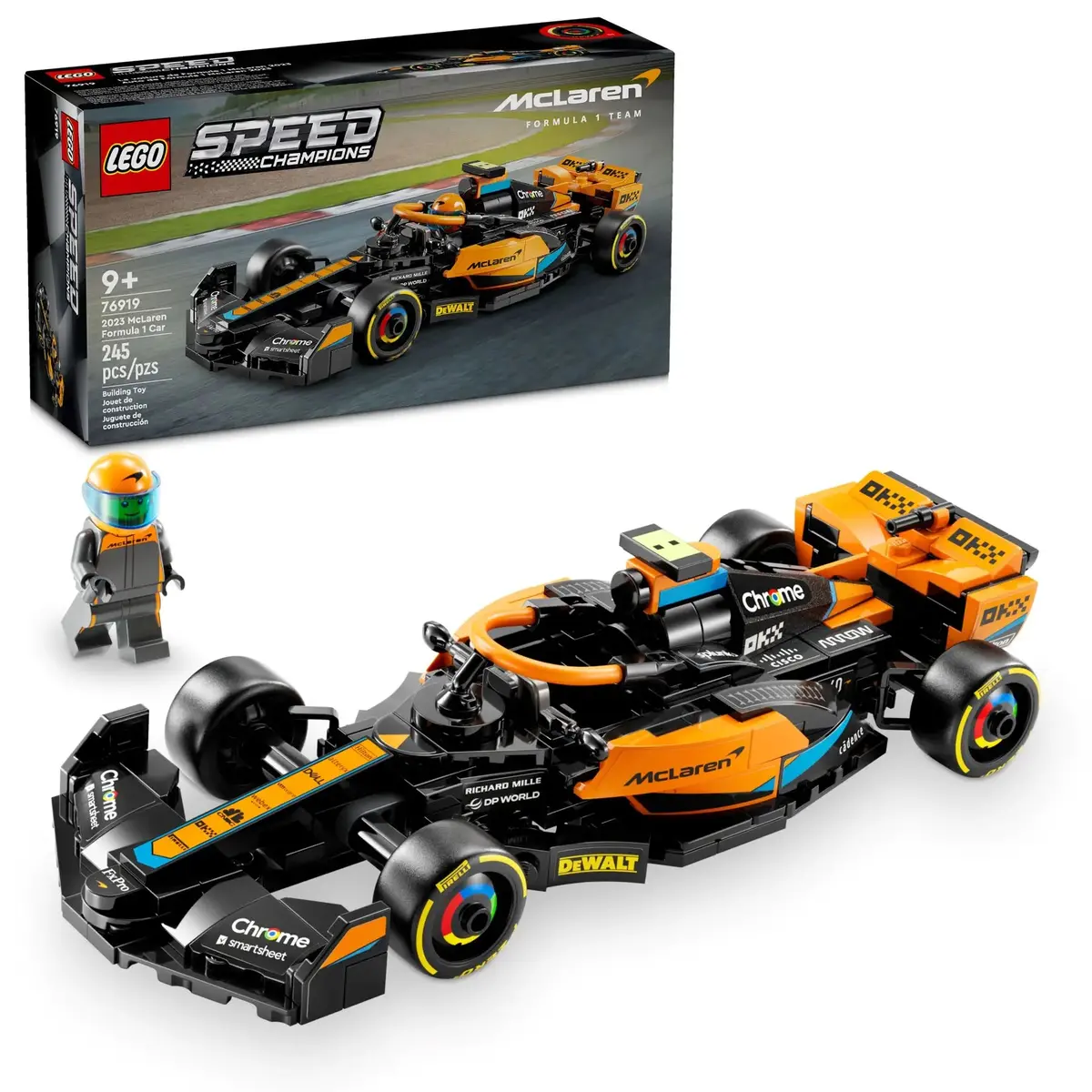 Lego Speed Champions - 2023 Mclaren Formula 1 Race Car Building Toy (76919) 1