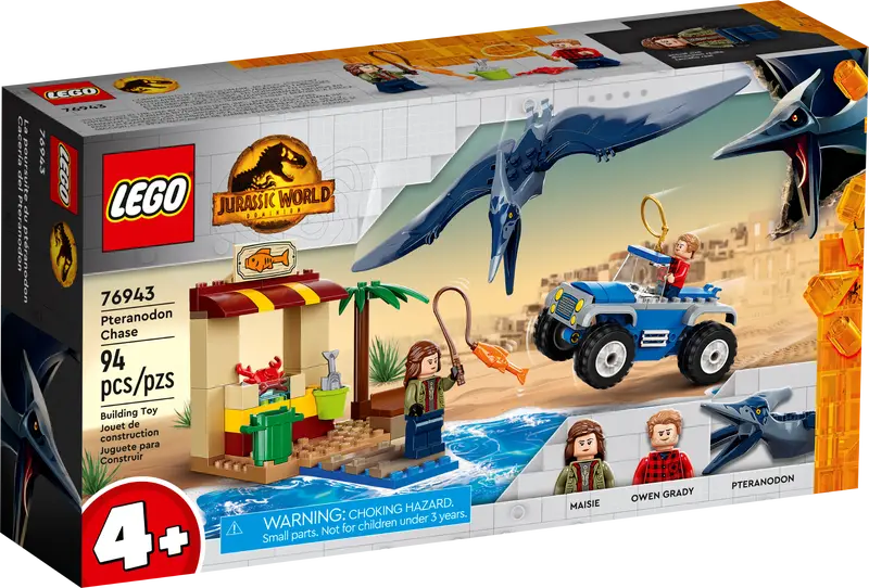 Lego Jurassic World - Dominion - Pteranodon Chase (76943) Retired Building Toy Low Stock 1