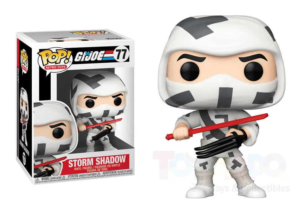 Funko Pop! Retro Toys #77 - G.I. Joe - Storm Shadow (Version 2) Vinyl Figure 1