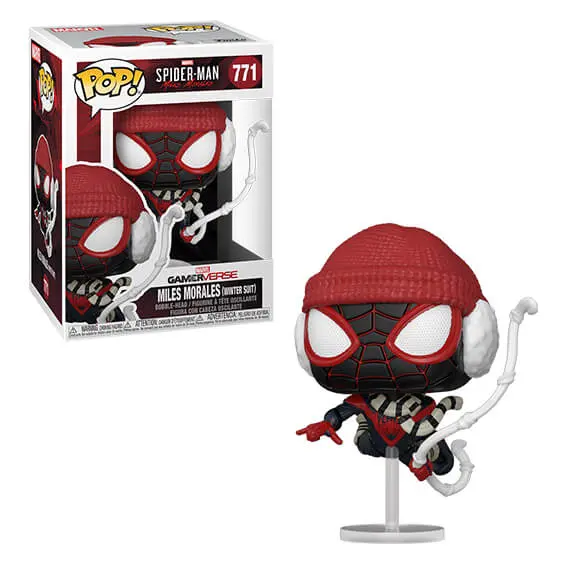 Funko Pop! Marvel #771 - Gamerverse - Spider Man Miles Morales (Winter Suit) Vinyl Figure Last One! 1