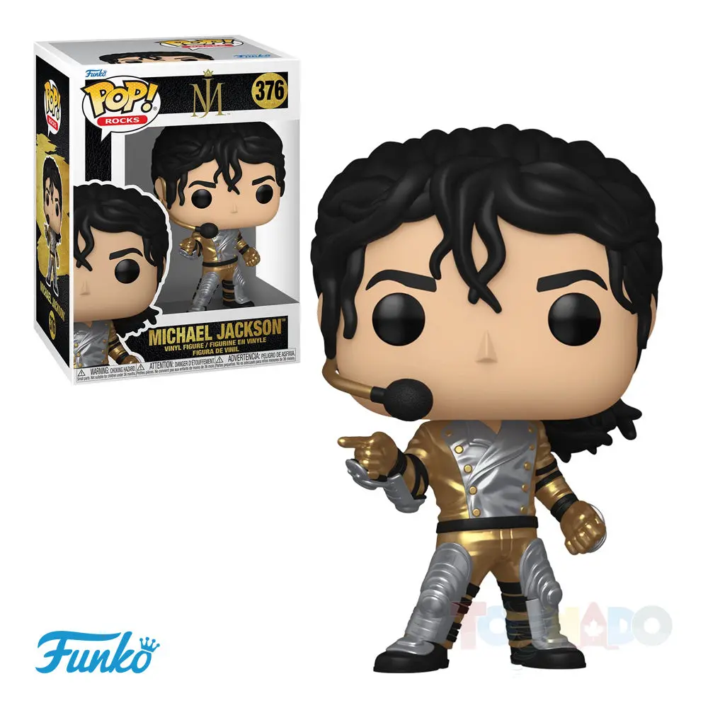Funko Pop! Rocks #376 - Mj - Michael Jackson (Armor) Vinyl Figure (77430) 1