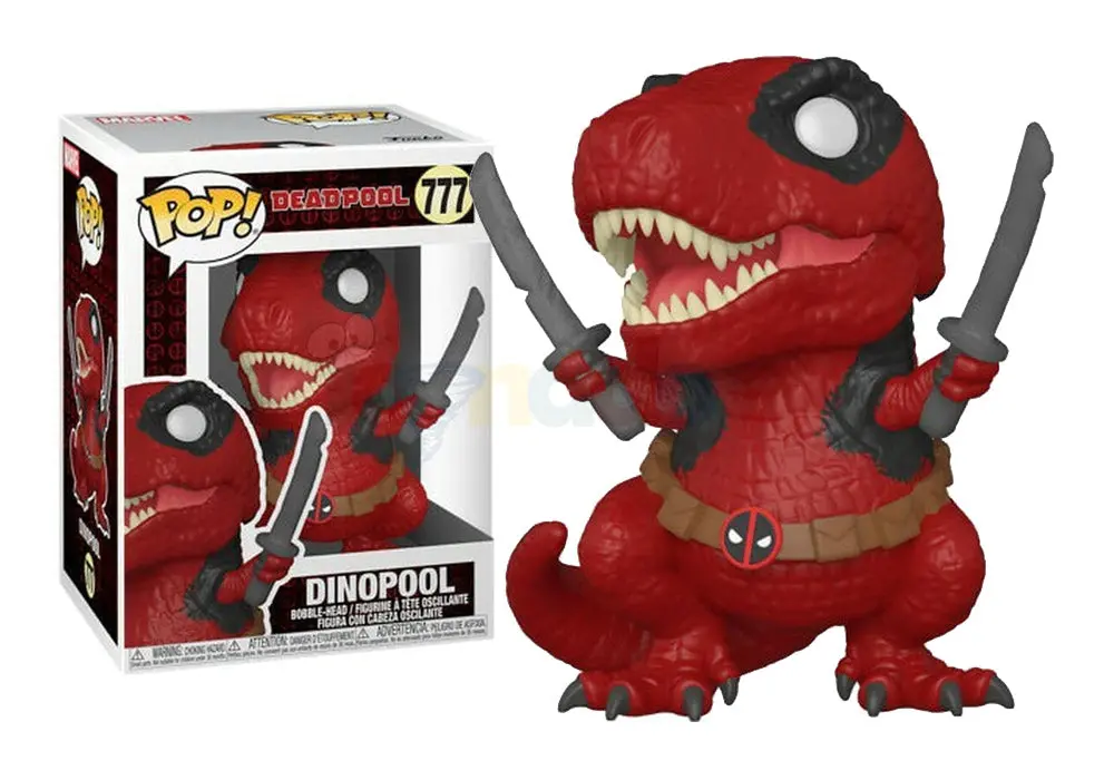 Funko Pop! Marvel #777 - Deadpool - Dinopool Vinyl Figure (54655) Last One! 1