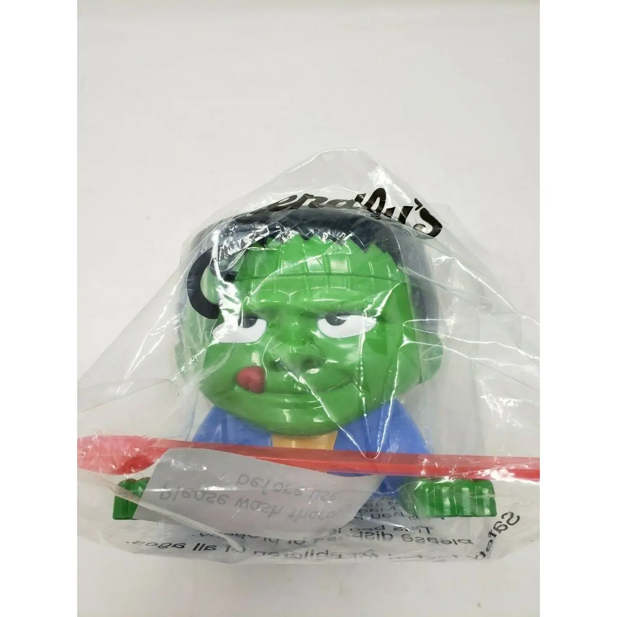 Friendlys Ice Cream Frankenstein Lidded Dish Bowl Cup Spoon Monster Halloween 1