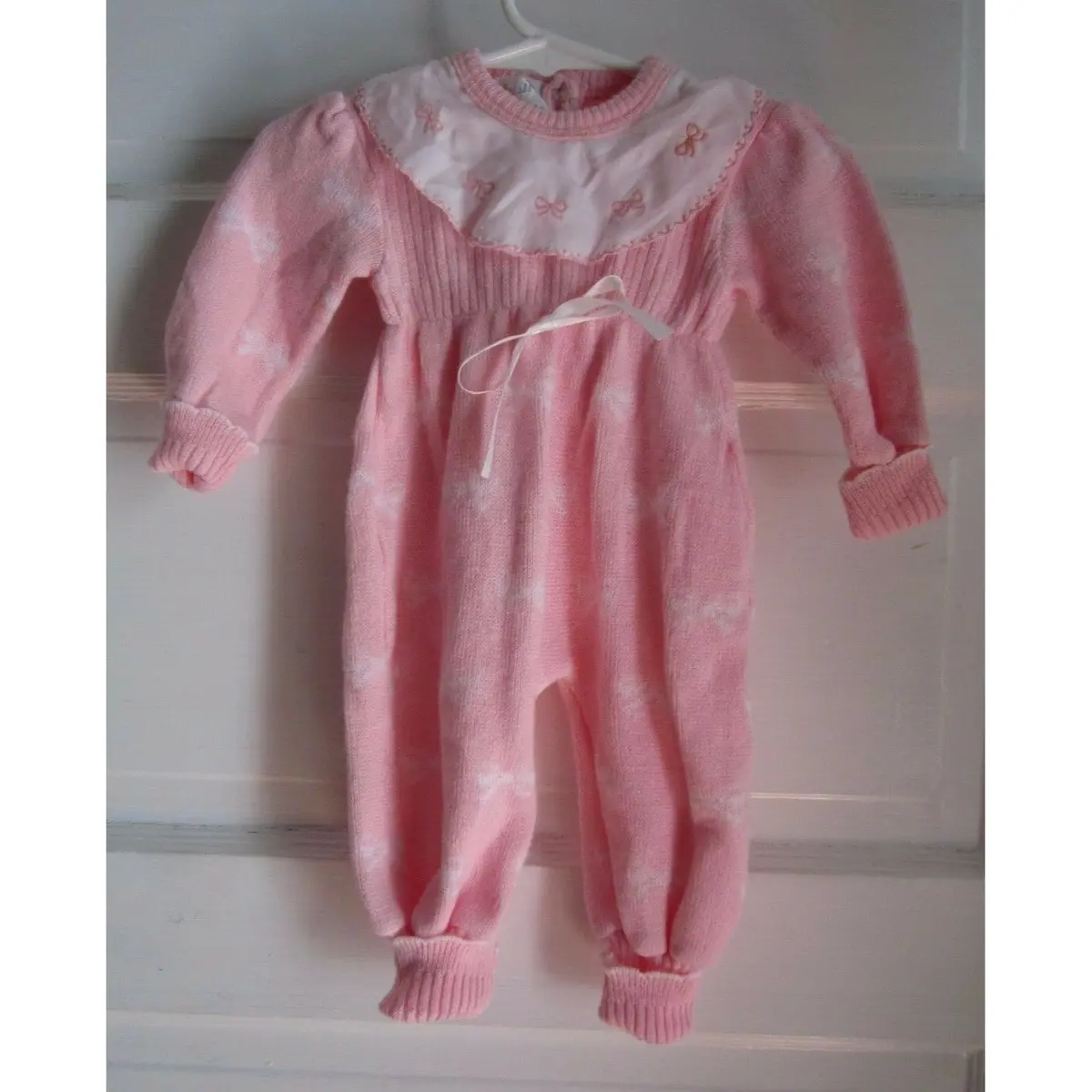Mid Century Levanon Knits Sweater Jumper Jumpsuit Romper Outfit Girls 6 Months 1