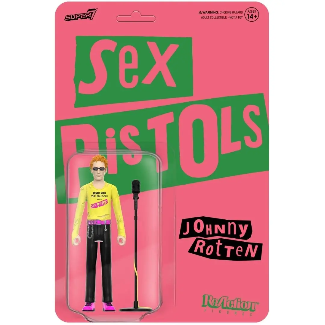 Super7 Reaction Figures - Sex Pistols - Wave 2 - Johnny Rotten Action Figure (83431) 1