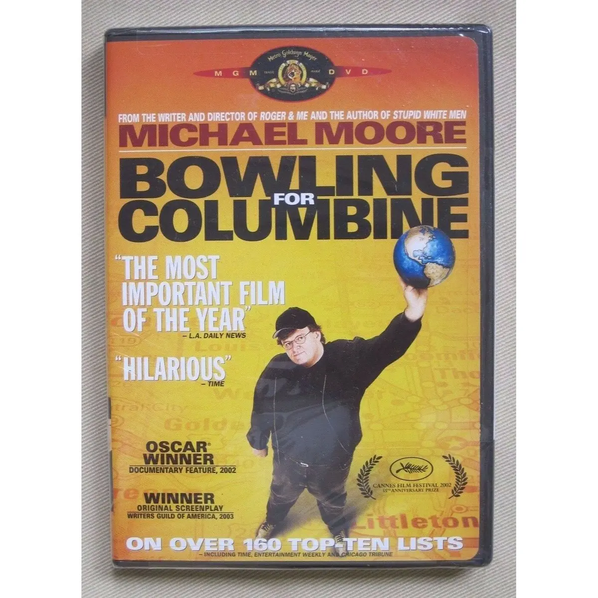 Bowling For Columbine Dvd Michael Moore Charlton Heston Marilyn Manson Movie 1