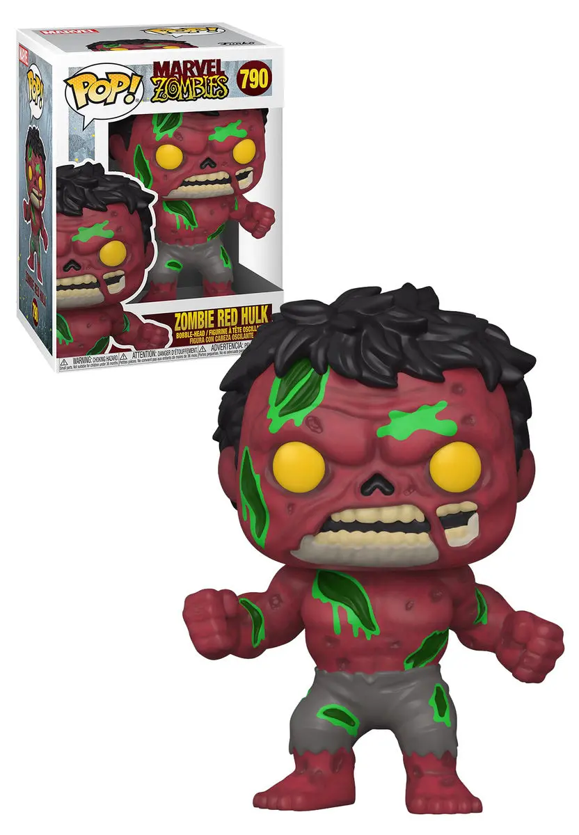 Funko Pop! Marvel #790 - Marvel Zombies - Zombie Red Hulk Vinyl Figure (54474) Last One! 1