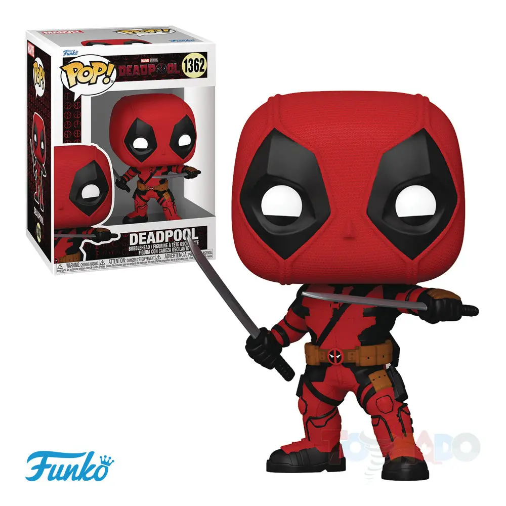 Funko Pop! Movies #1362 - Deadpool & Wolverine - Deadpool Vinyl Figure (79766) 1