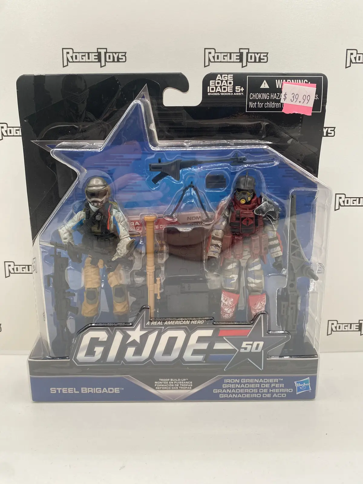 Hasbro G.I. Joe A Real American Hero (Arah) Troop Build-Up Steel Brigade & Iron Grenadier 1