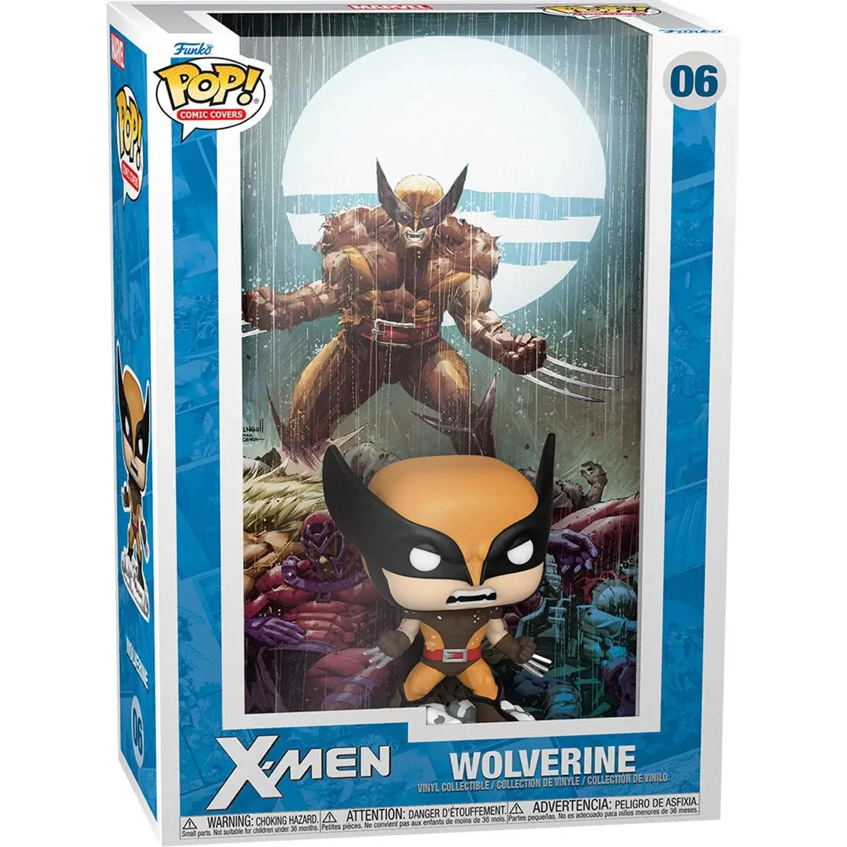 Funko Pop! Comic Covers #06 - X-Men - Wolverine Comic Cover Hardcase And Vinyl Figure (61501) Low Stock 1