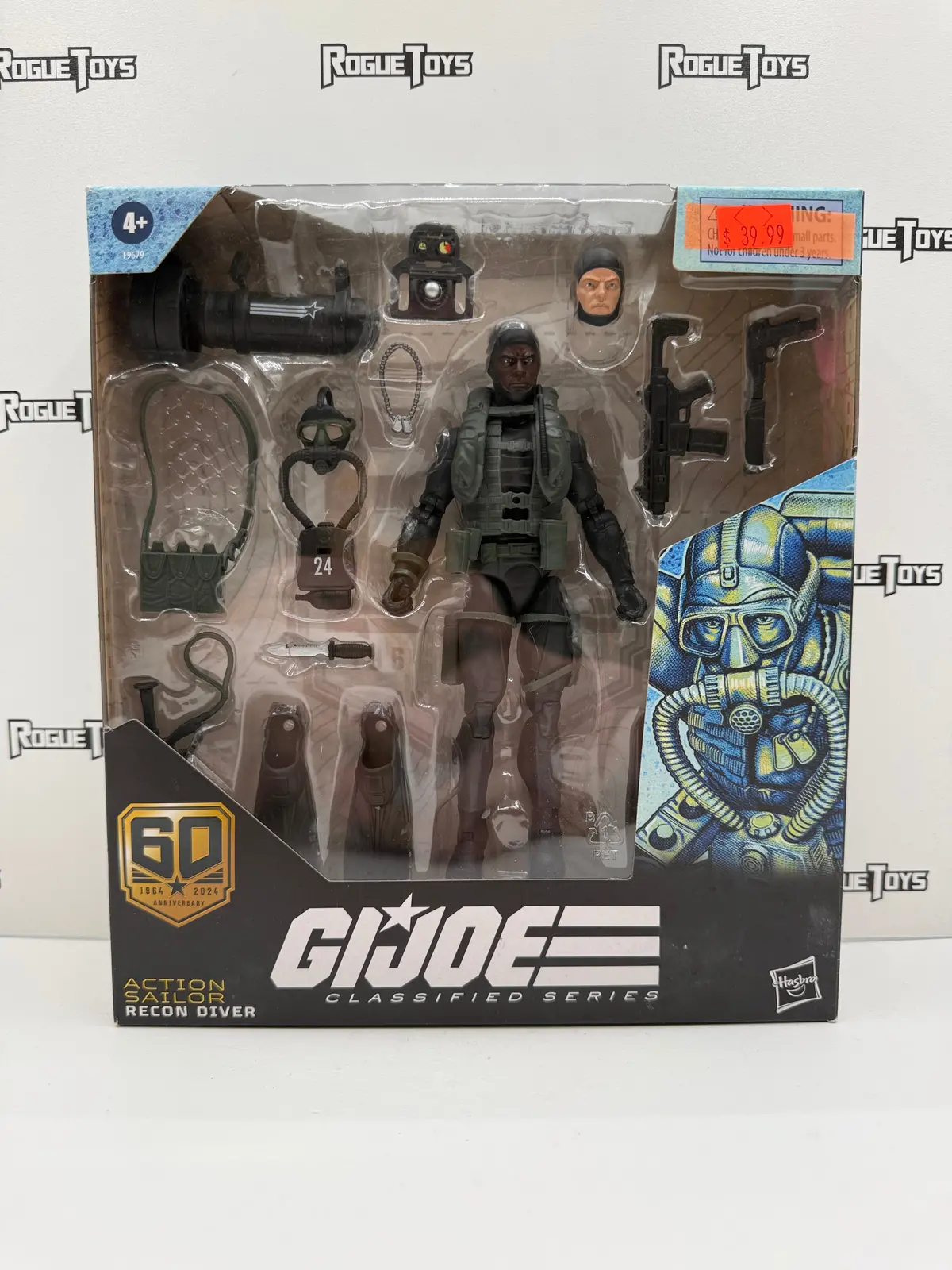 Hasbro G.I. Joe Classified Series 60Th Anniversary Action Sailor Recon Diver 1