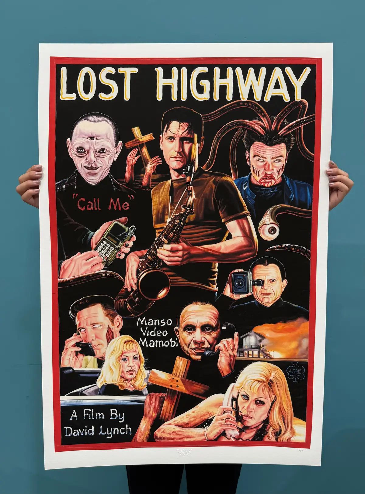Lost Highway - Limited Edition Archival Giclée Print From Static Medium By C.A. Wisely 1