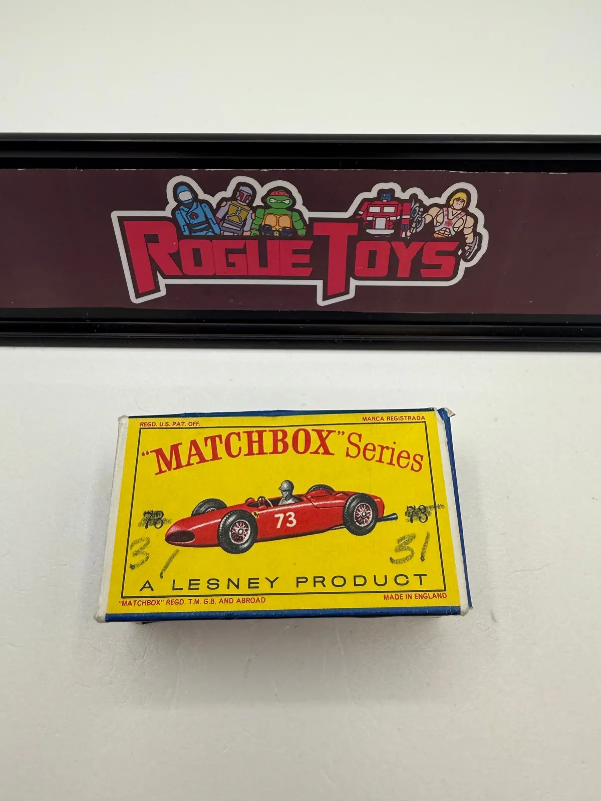 Lesney Matchbox Series 73 Ferrari Racing Car (Empty Box) 1