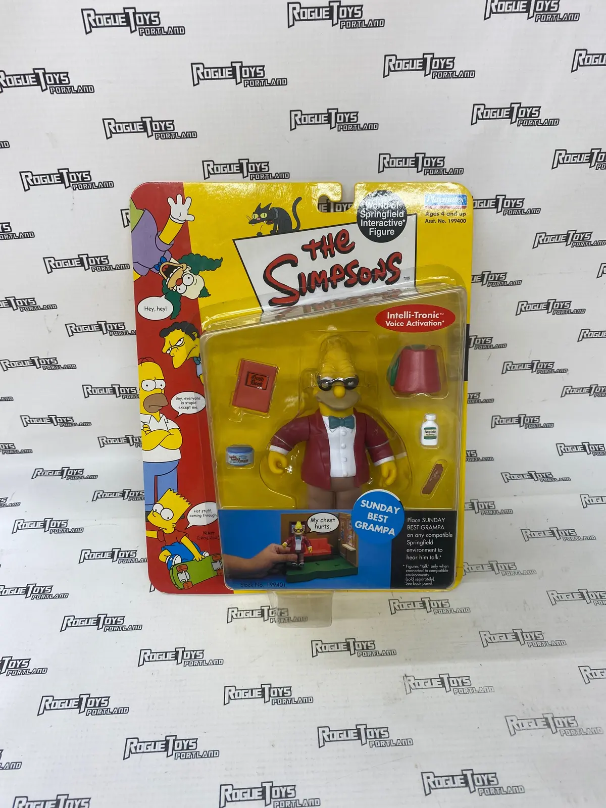 Playmates The Simpsons Series 9 Sunday Best Grampa 1