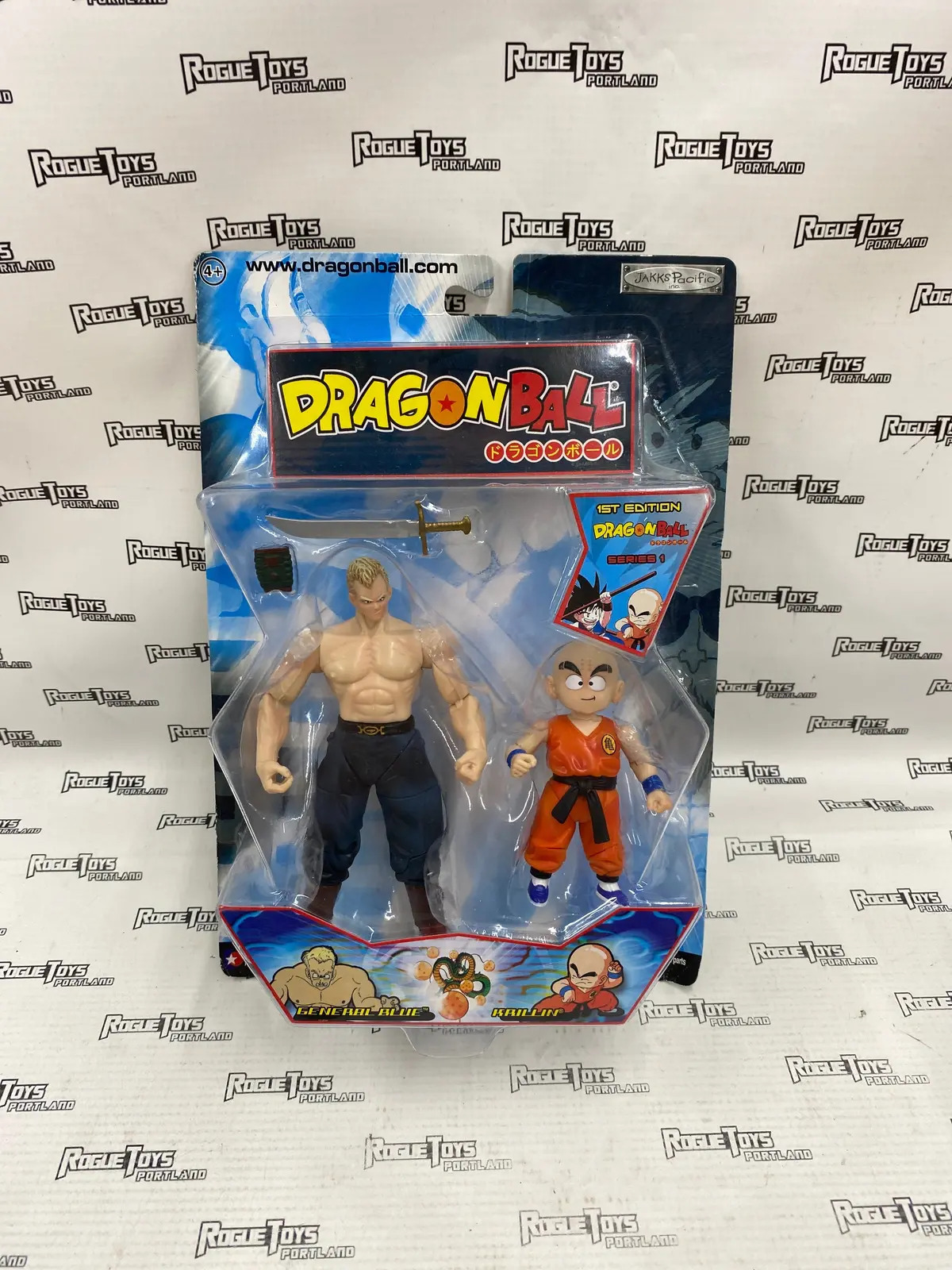 Jakks Dragonball Series 1 General Blue & Krillin 1
