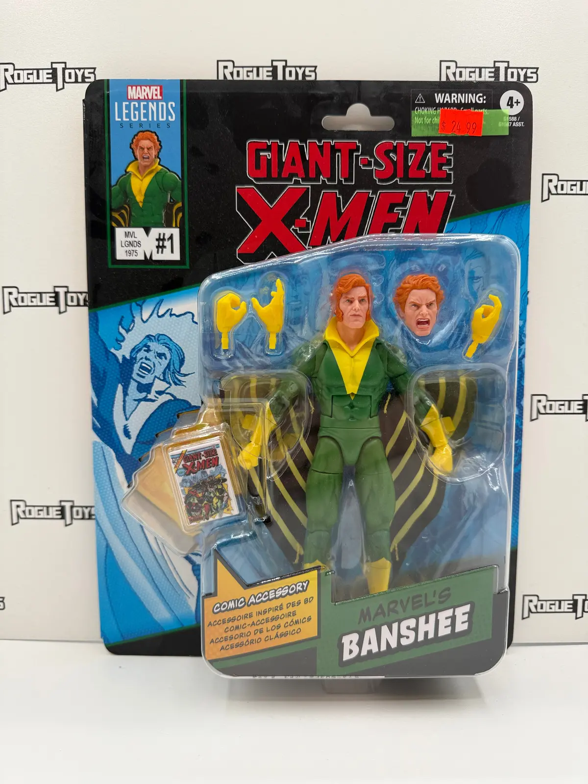 Hasbro Marvel Legends Giant-Size X-Men Marvel’S Banshee W/ Comic Accessory 1