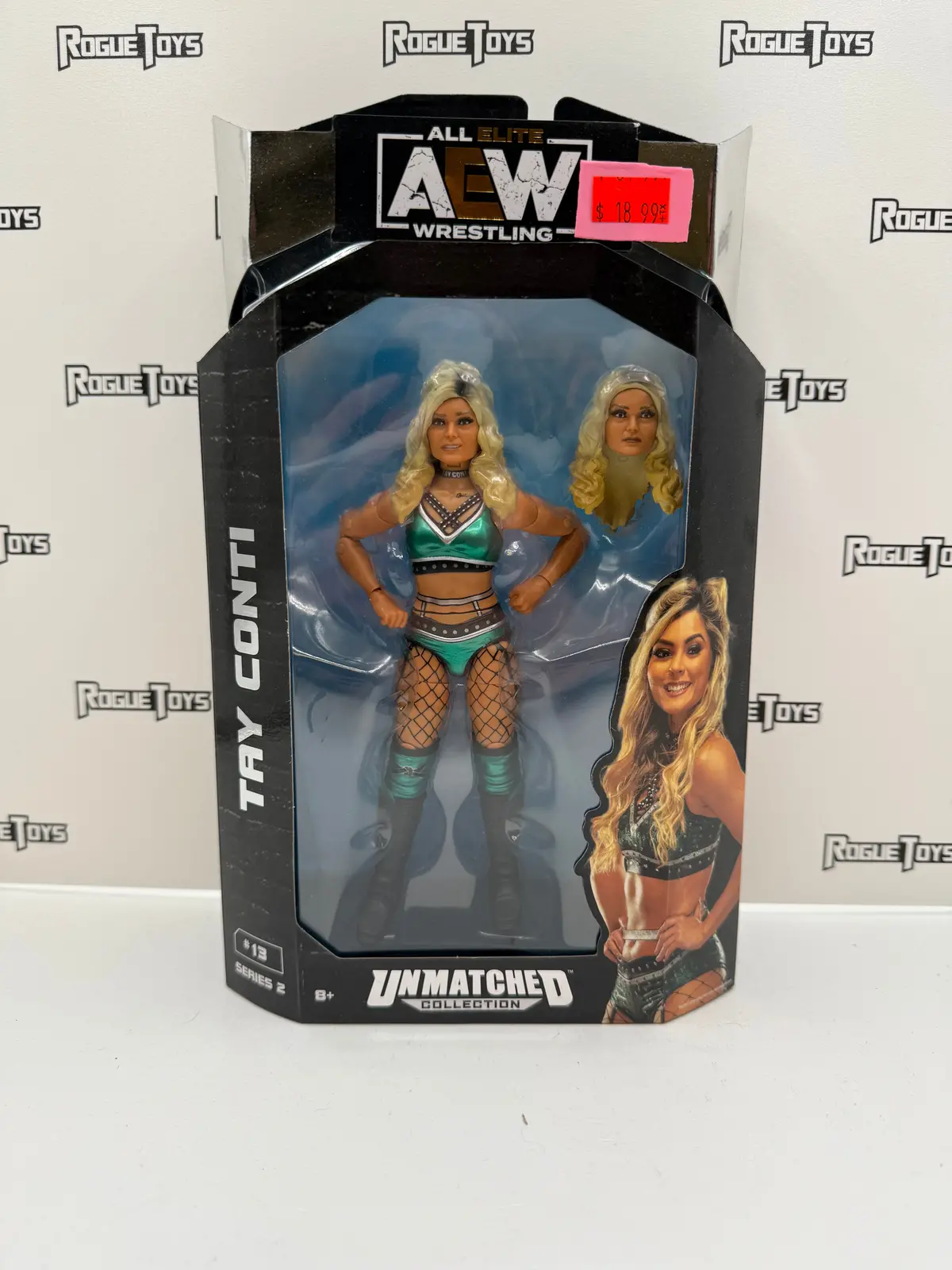 Jazwares Aew Unmatched Collection Series 2 Tay Conti #13 1