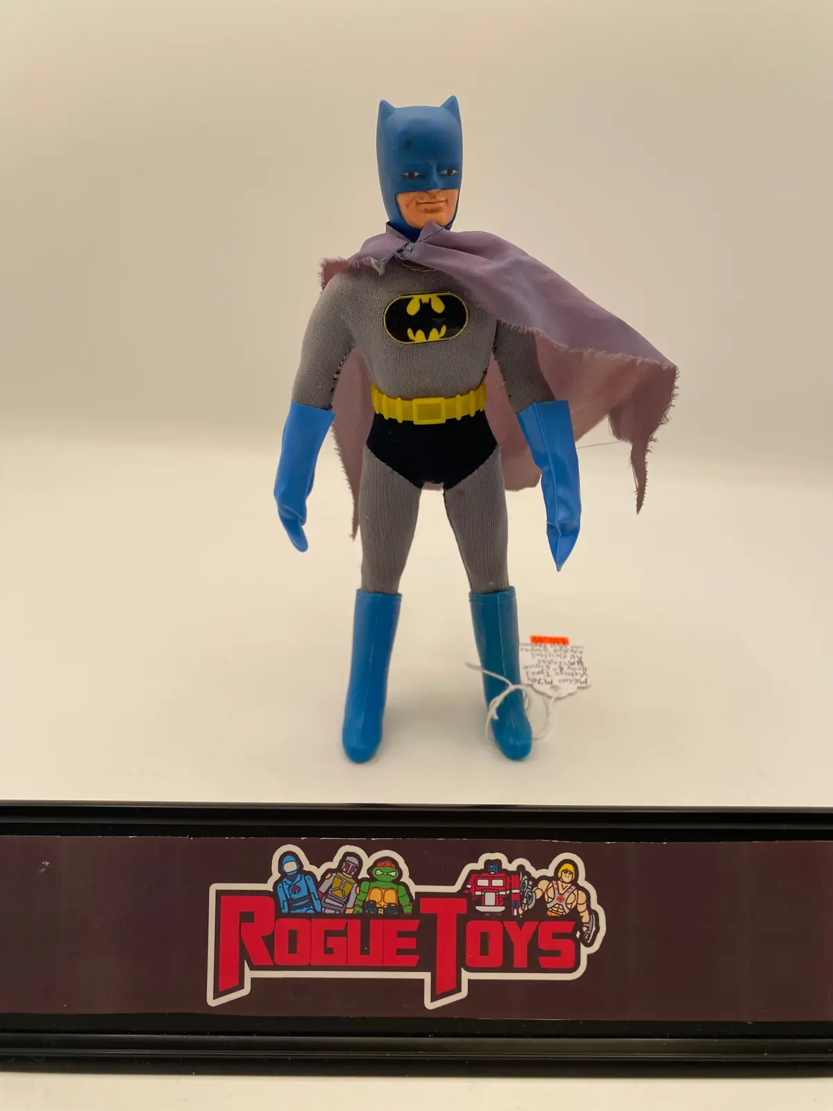 Mego 1970S Vintage Type 1 Body 8” Figure Batman (All Original Except Gloves And Belt Replaced) 1