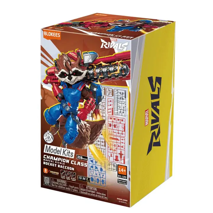 Blokees - Marvel Rivals - Champion Class Cc08 - Rocket Raccoon Deluxe Model Kit (81120/53168) 1