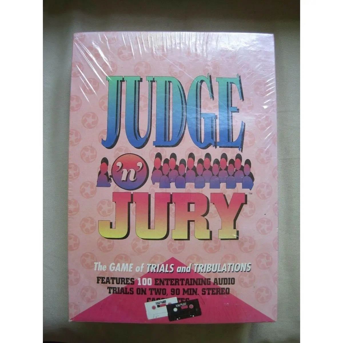 Judge N Jury Board Game Trials & Tribulations Audio Trials Cassette Tapes And 1