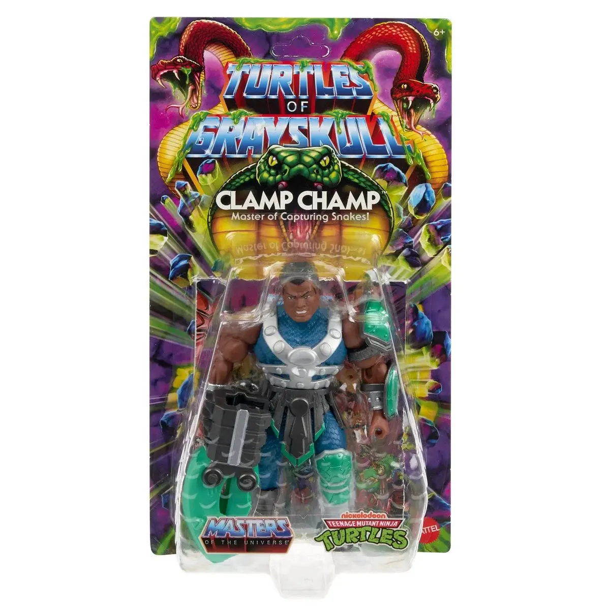 Masters Of The Universe: Turtles Of Grayskull (Wave 6) Clamp Champ Action Figure (Jbn05) 1