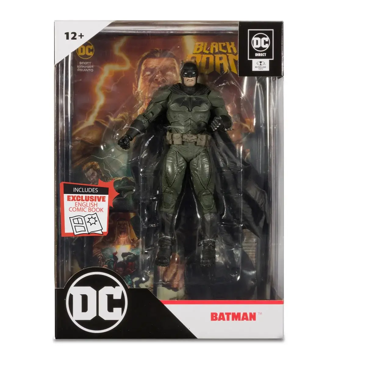 Dc Direct (Mcfarlane Toys) Page Punchers Batman Action Figure With Black Adam Comic Book (15902) Low Stock 1